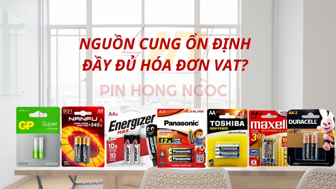 Hướng Dẫn Chọn Pin Cho Công Ty Sản Xuất & Nhà Máy | Có Hóa Đơn VAT