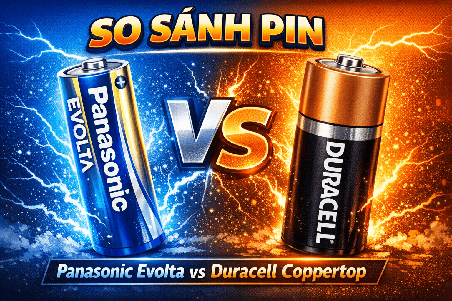 So Sánh Pin Panasonic Evolta Và Pin Duracell Coppertop – Nên Chọn Loại Nào Tốt Hơn