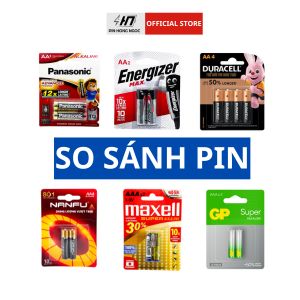So sánh Pin Panasonic với các thương hiệu khác: Nên chọn loại nào cho thiết bị của bạn?