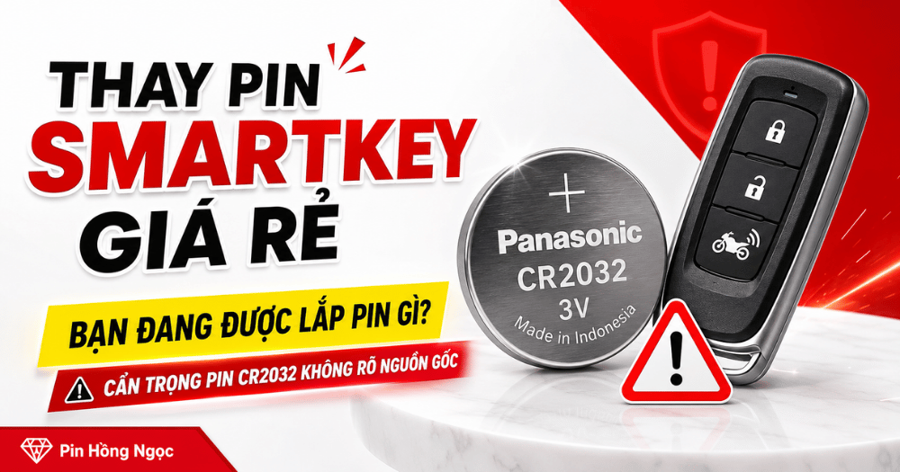 Thay Pin Smartkey Giá Rẻ: Cẩn Trọng Pin CR2032 Không Rõ Nguồn Gốc
