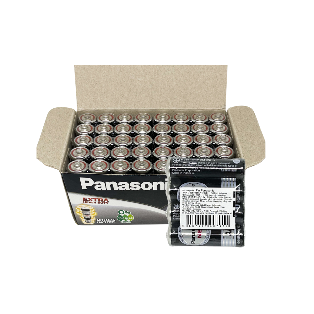 Hộp pin Panasonic AA R6NT/4SB-V chính hãng dòng Neo thay thế R6UT/4S