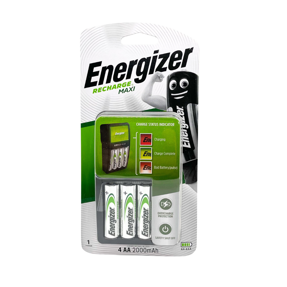 Bộ sạc pin Energizer CHVCM4 kèm 4 pin AA NiMH chính hãng