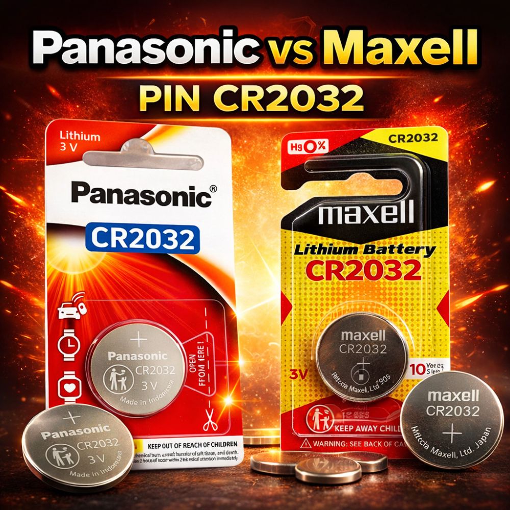 So sánh pin CR2032 Panasonic và Maxell pin nào bền hơn