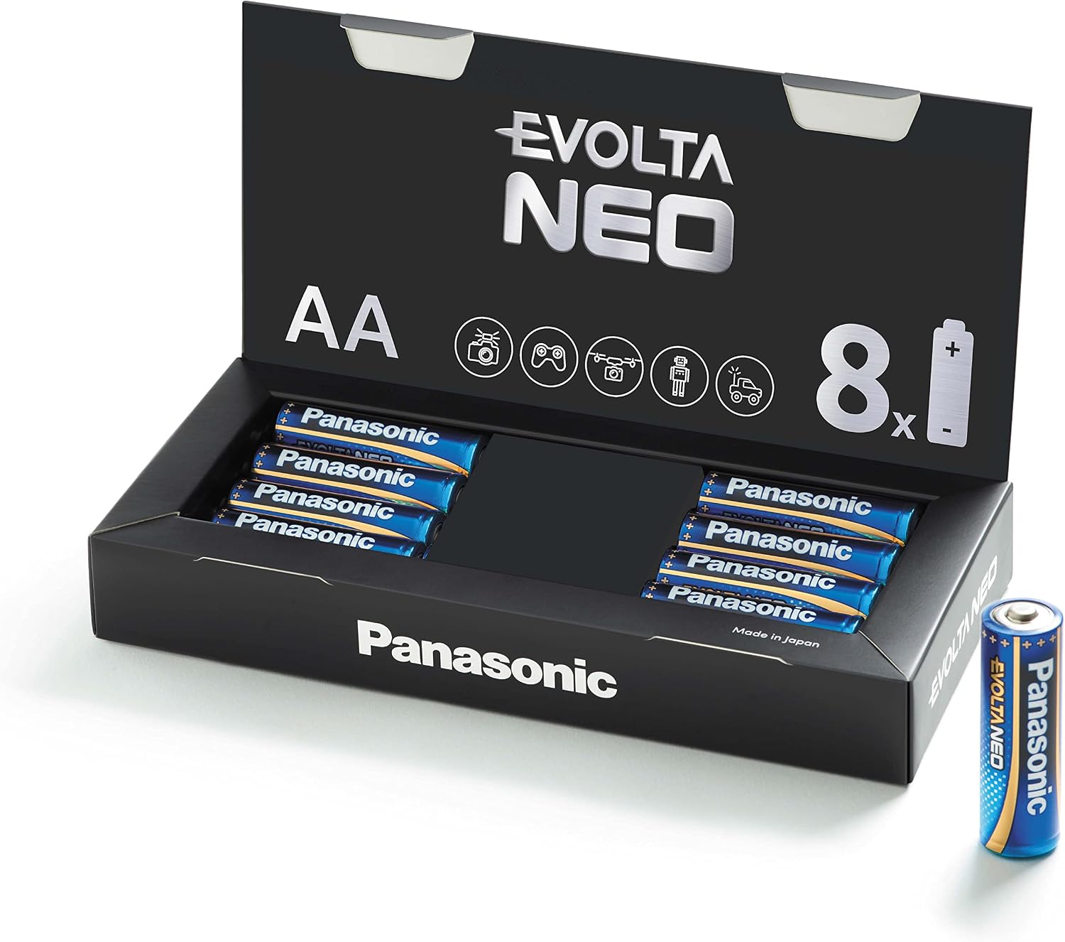 Pin Panasonic Evolta NEO dòng pin kiềm cao cấp cùng phân khúc Maxell Digital XL