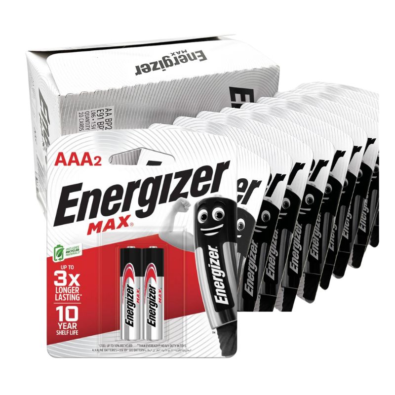 Pin Energizer Max AAA E92 dùng cho remote điều khiển điều hòa chuột nhỏ