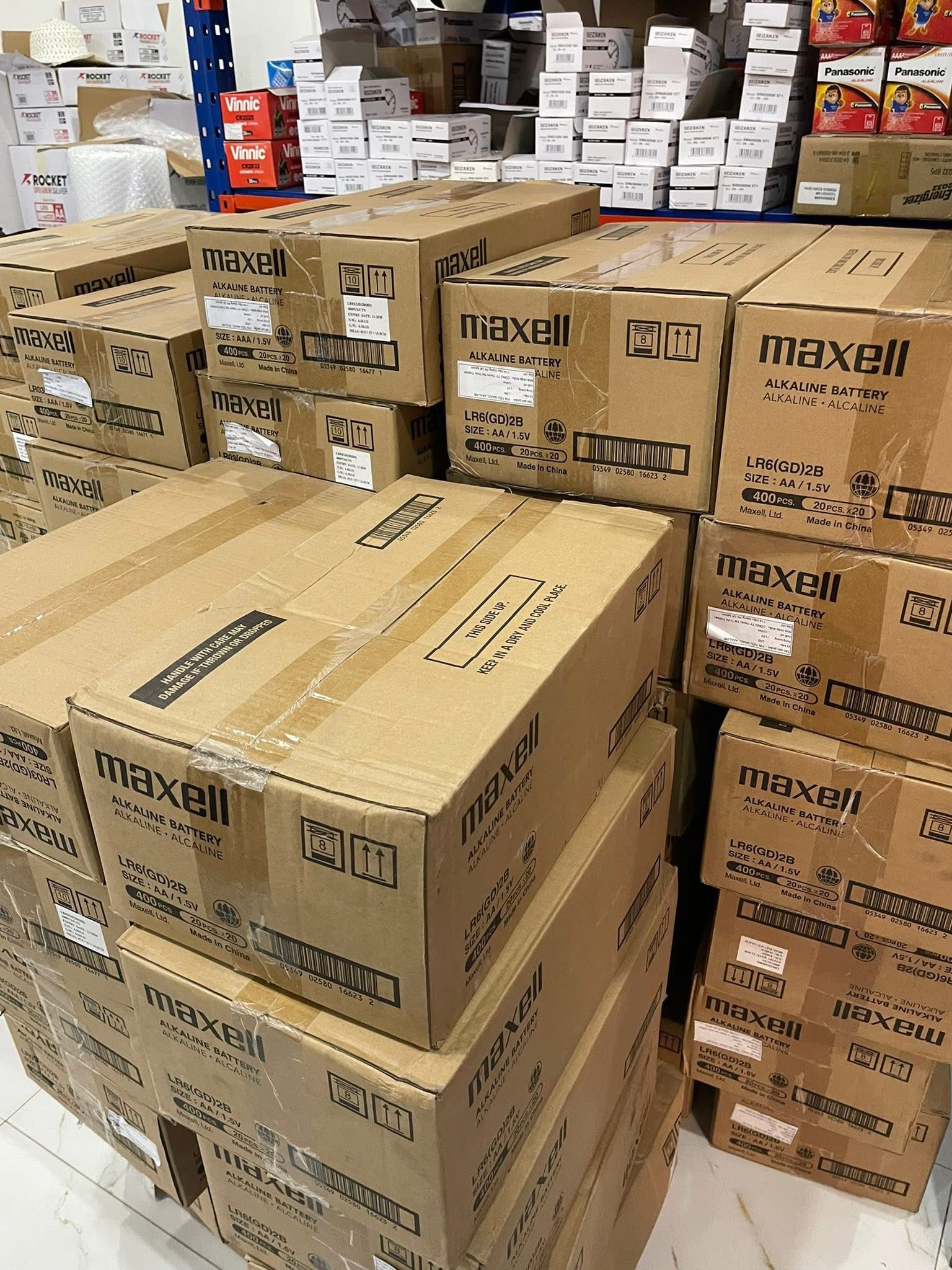 Pin Maxell chính hãng cung cấp cho khách lẻ đại lý và doanh nghiệp