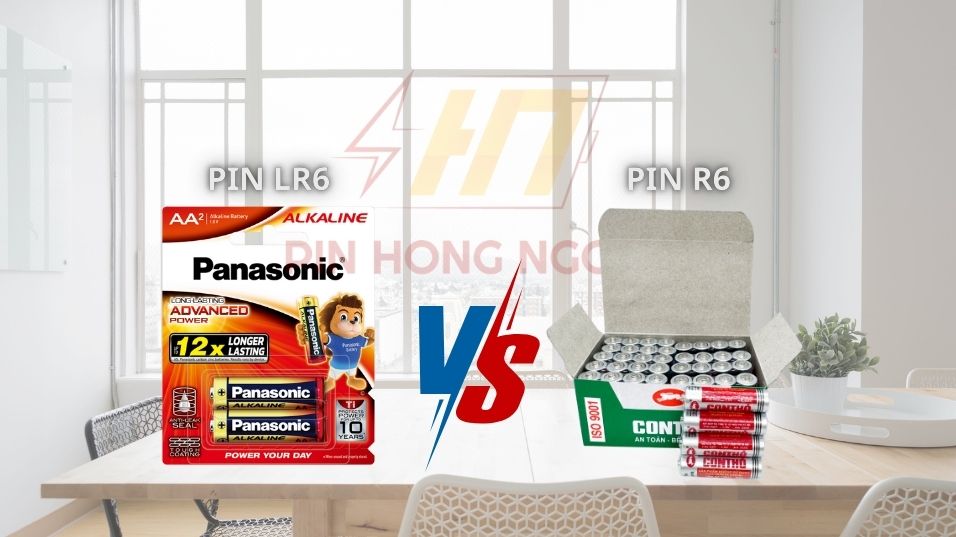 Phân biệt ký hiệu pin LR6, R6, LR03, R03 cho AA và AAA
