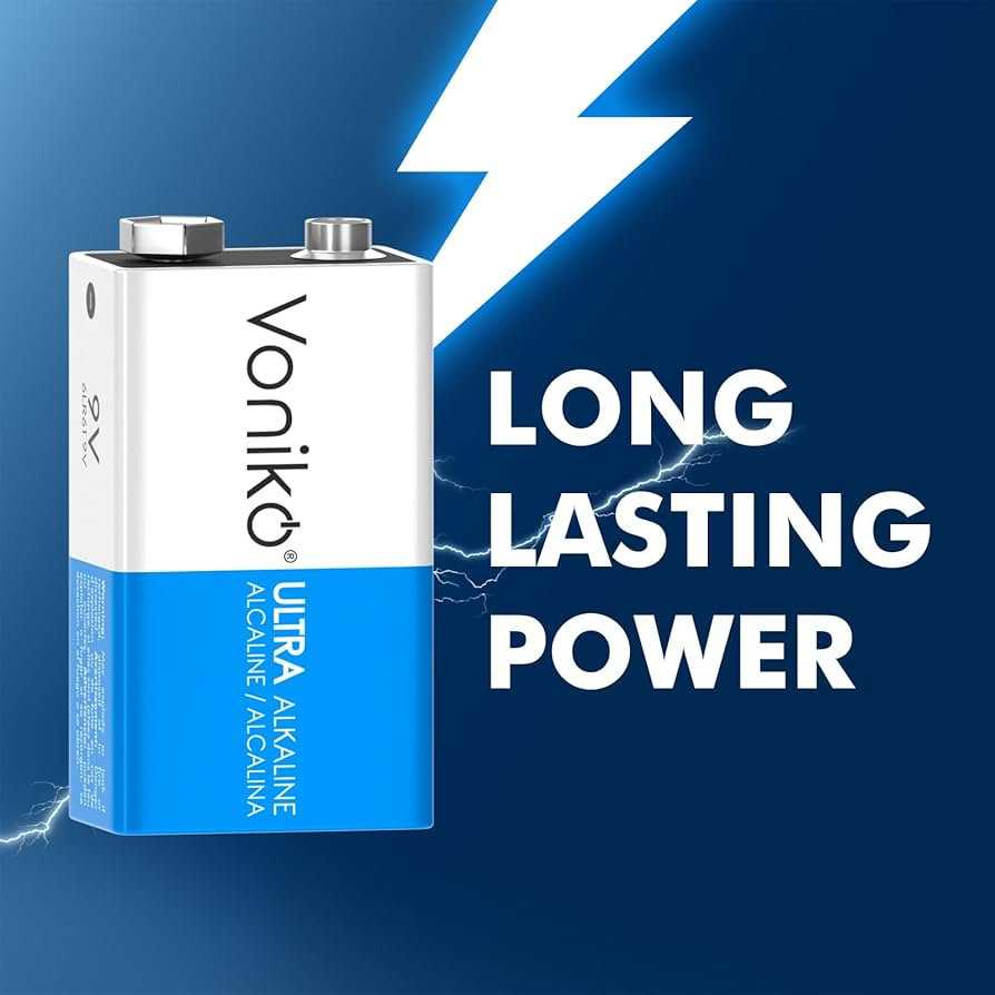 Pin kiềm Voniko 9V 6LR61 Alkaline chính hãng