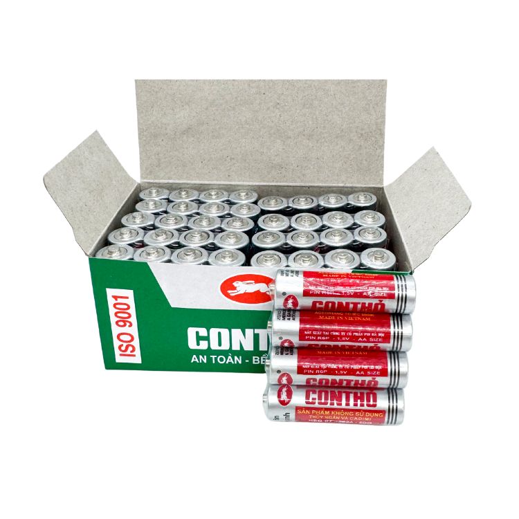 Hộp Pin Con Thỏ AA 1.5V 40 viên chính hãng