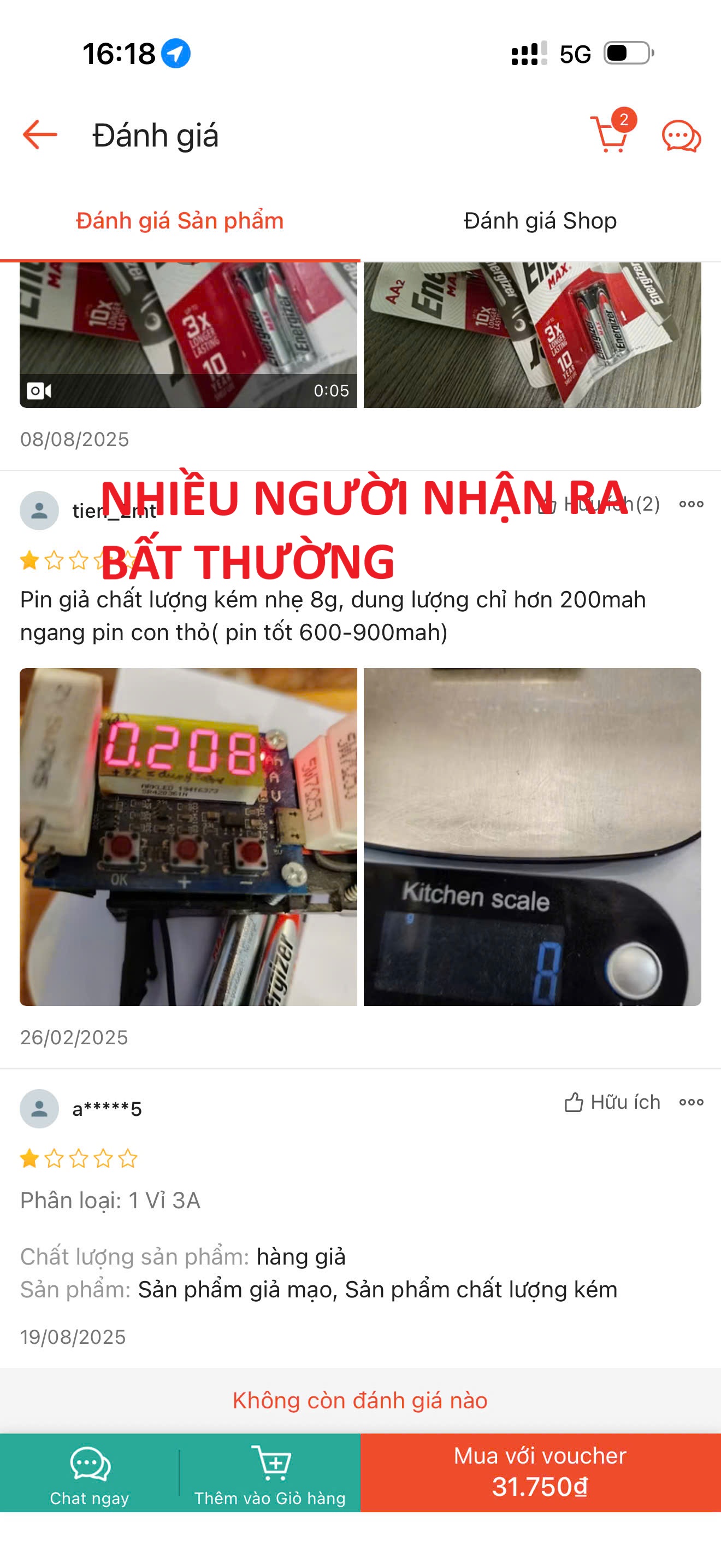 Nhiều người nhận ra bất thường khi mua pin Energizer giá rẻ trên sàn