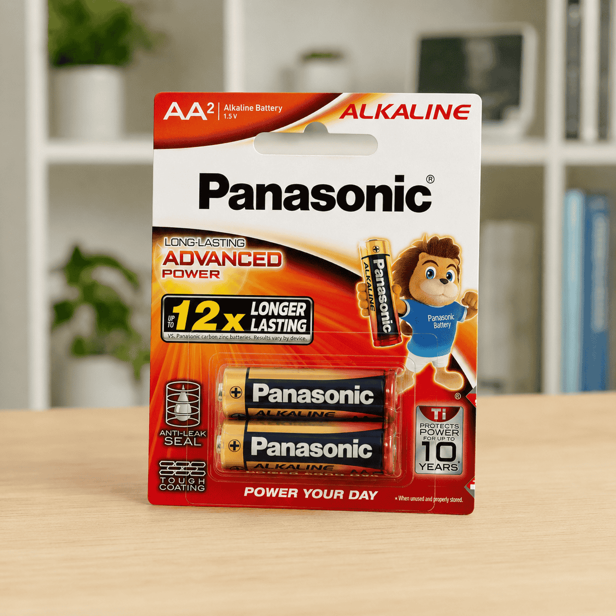 Pin Panasonic Alkaline AA LR6T/2B 1.5V vỉ 2 viên chính hãng