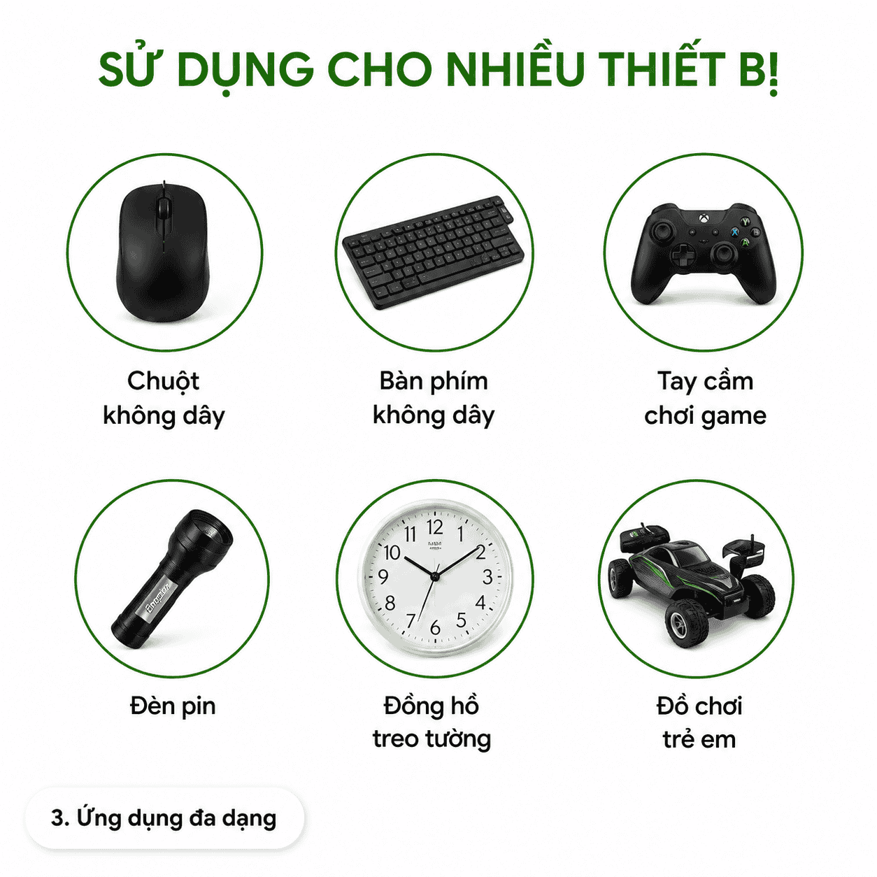 Pin sạc Energizer AA 2000mAh dùng cho thiết bị nào