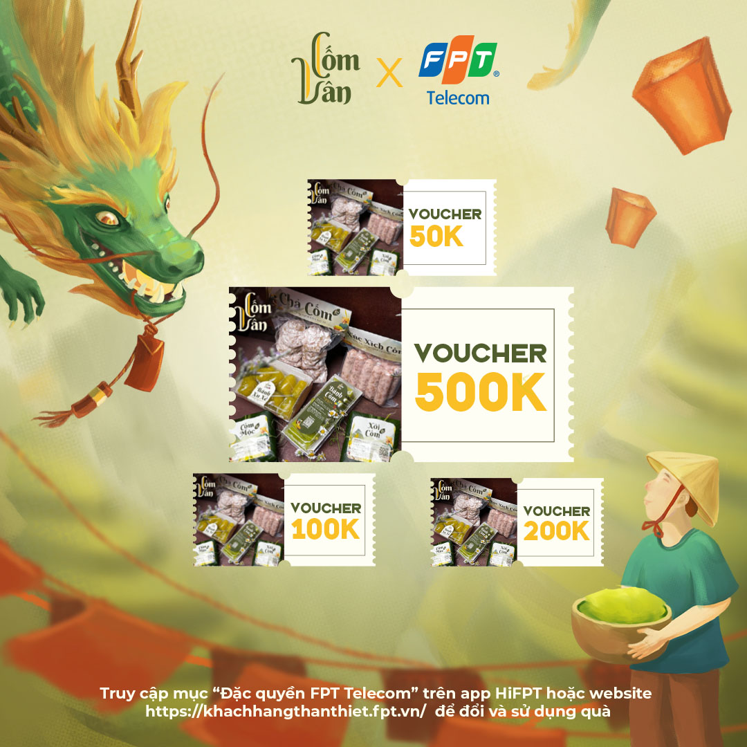 BẠN BIẾT GÌ CHƯA? CỐM VÂN ĐÃ CÓ MẶT TRÊN ỨNG DỤNG Hi FPT!