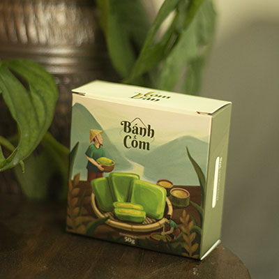 5 chiếc Bánh Cốm - Hộp lẻ 1 chiếc