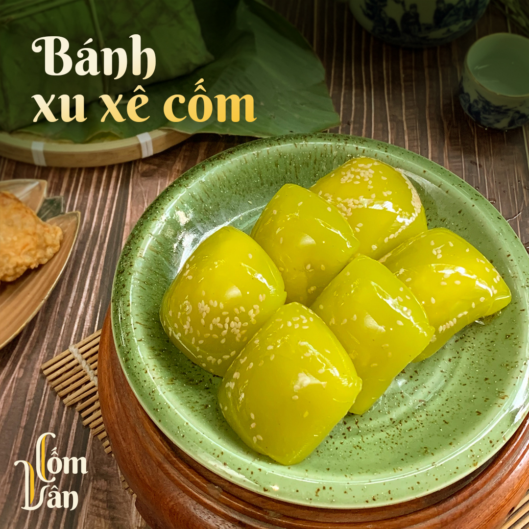 BÁNH XU XÊ NHÂN CỐM XÀO