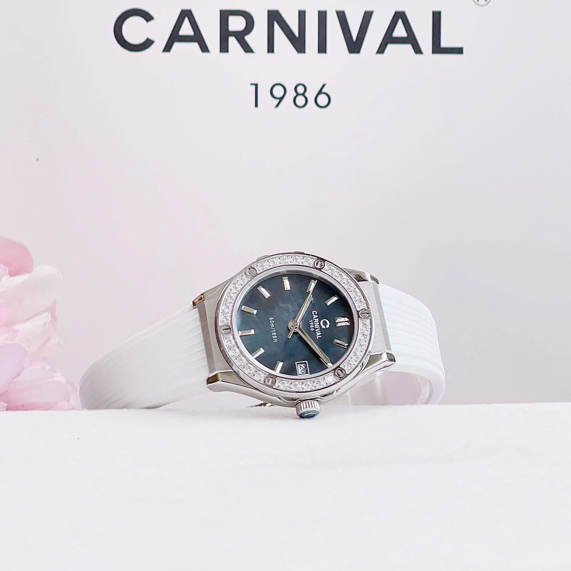 ĐỒNG HỒ NỮ CARNIVAL QUARTZ 8168L2-VT-DCS-DK2