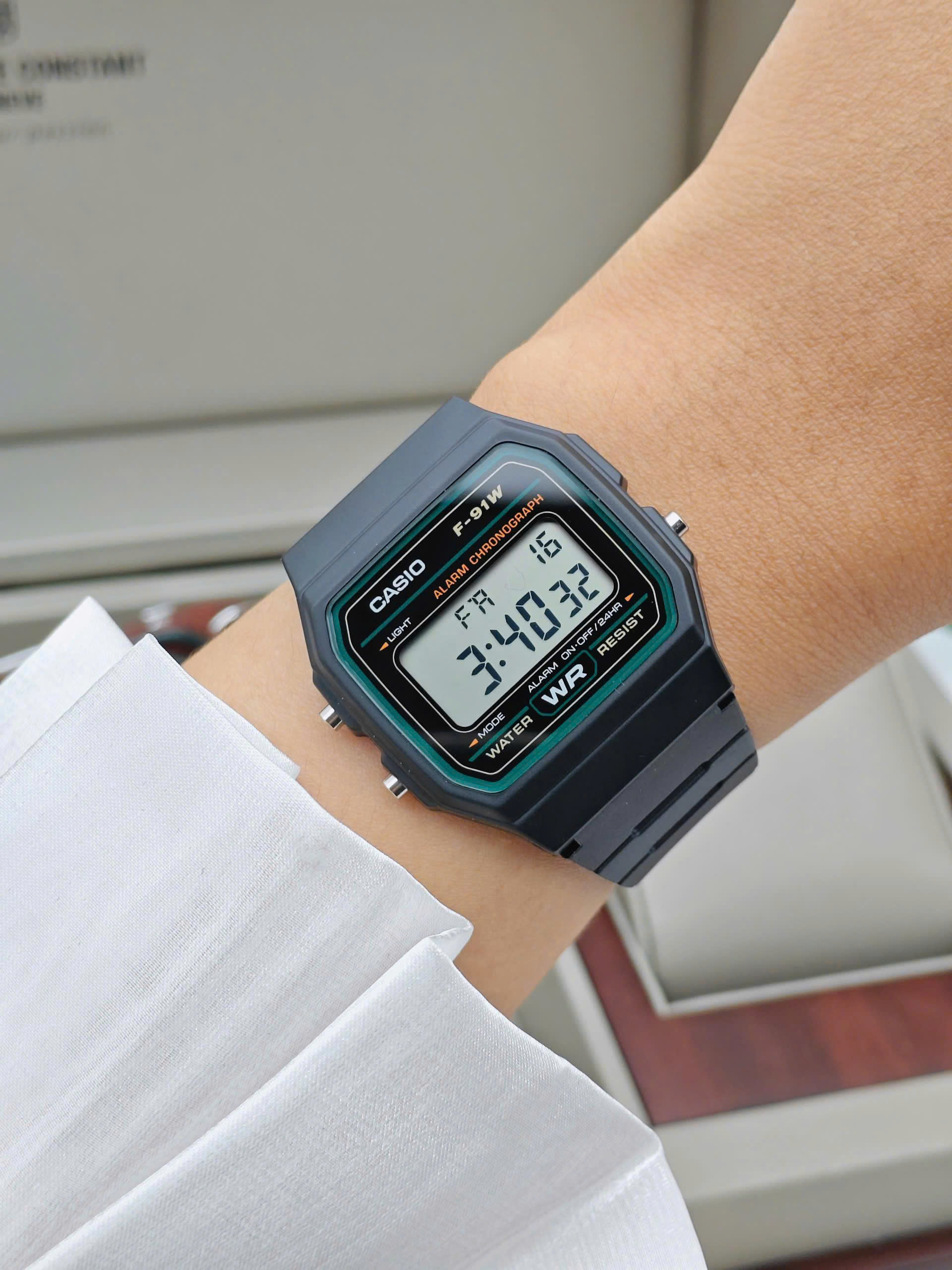 ĐỒNG HỒ CASIO F-91W-3DG