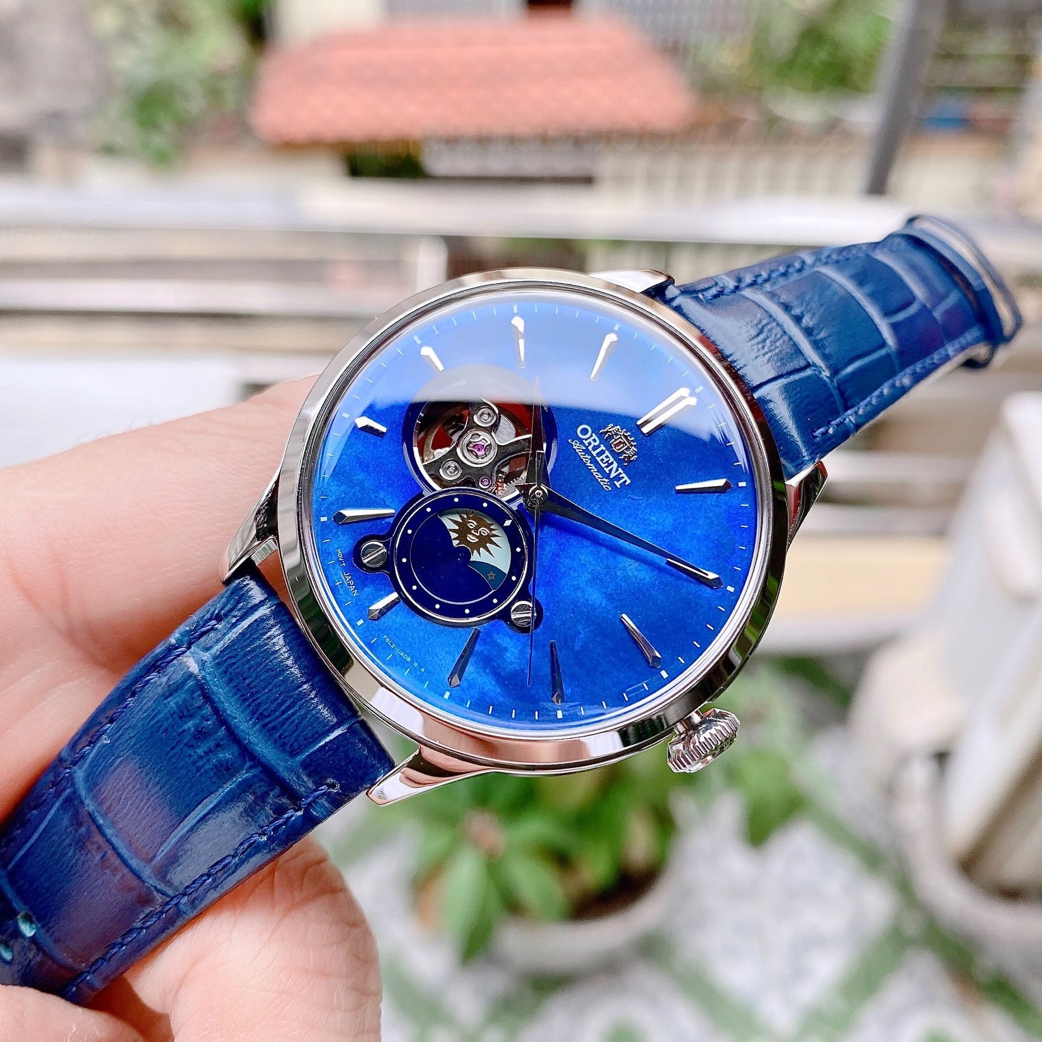 ORIENT CLASSIC SUN AND MOON GEN 6 AUTOMATIC BLUE RA-AS0103A10B