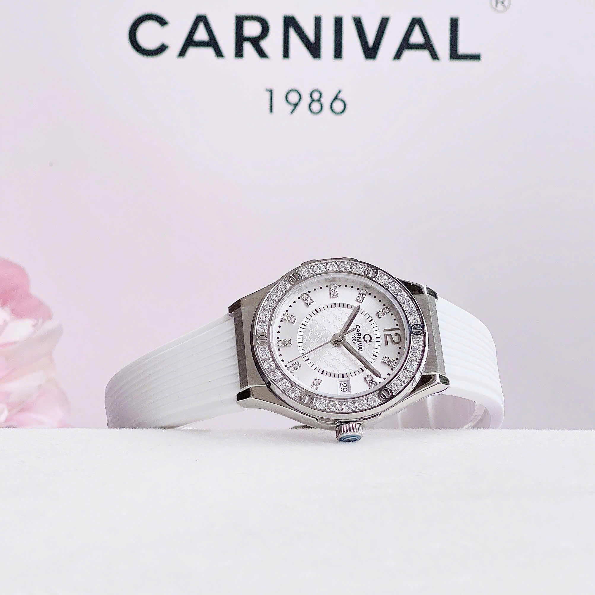 ĐỒNG HỒ NỮ CARNIVAL QUARTZ 8173L2-VT-DCS-T1