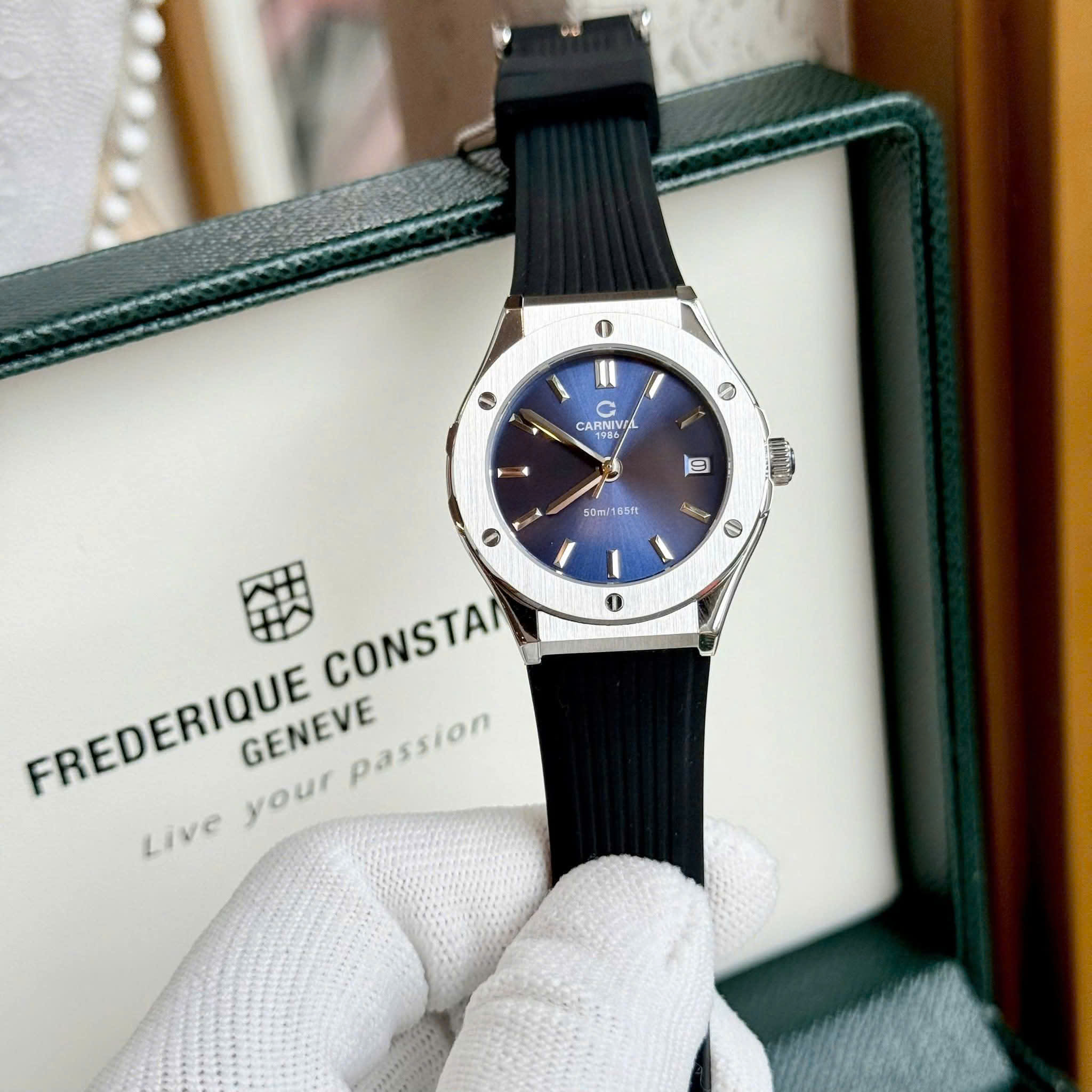 ĐỒNG HỒ ĐÔI CARNIVAL 8168G-VT-DCS-X - CARNIVAL 8168L-VT-DCS-X