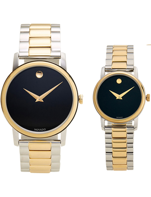 ĐỒNG HỒ ĐÔI MOVADO MUSEUM CLASSIC TWO-TONE 2100016 - MOVADO MUSEUM CLASSIC 2100018