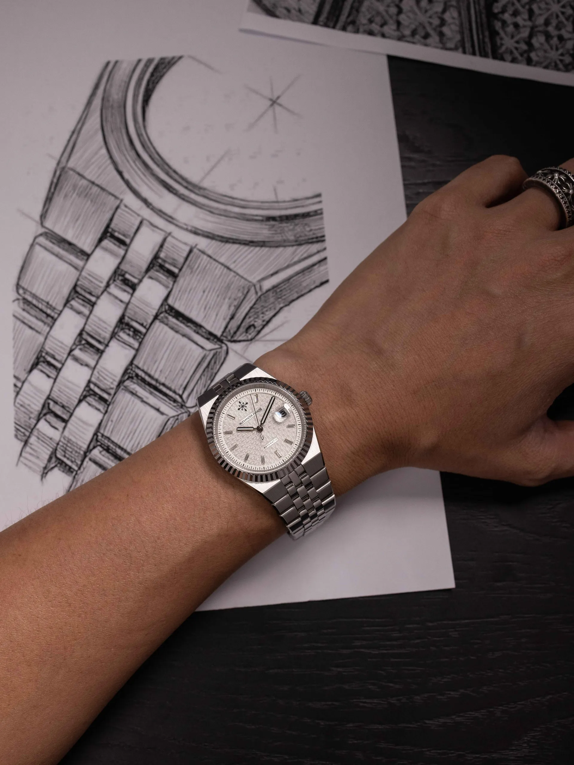 ĐỒNG HỒ NAM ALEXANDER FERROS AUTOMATIC 8272S/022