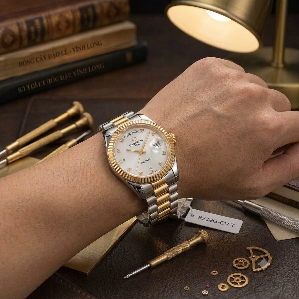 ĐỒNG HỒ NAM CARNIVAL AUTOMATIC 8239G-CV-T