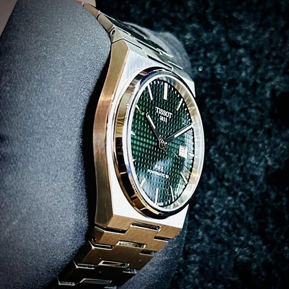 TISSOT PRX POWERMATIC 80 GREEN 40MM  PRX T137.407.11.091.00