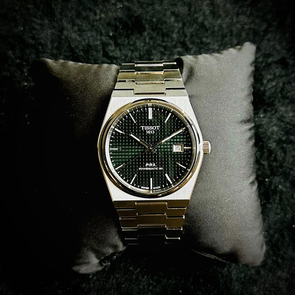 TISSOT PRX POWERMATIC 80 GREEN 40MM  PRX T137.407.11.091.00