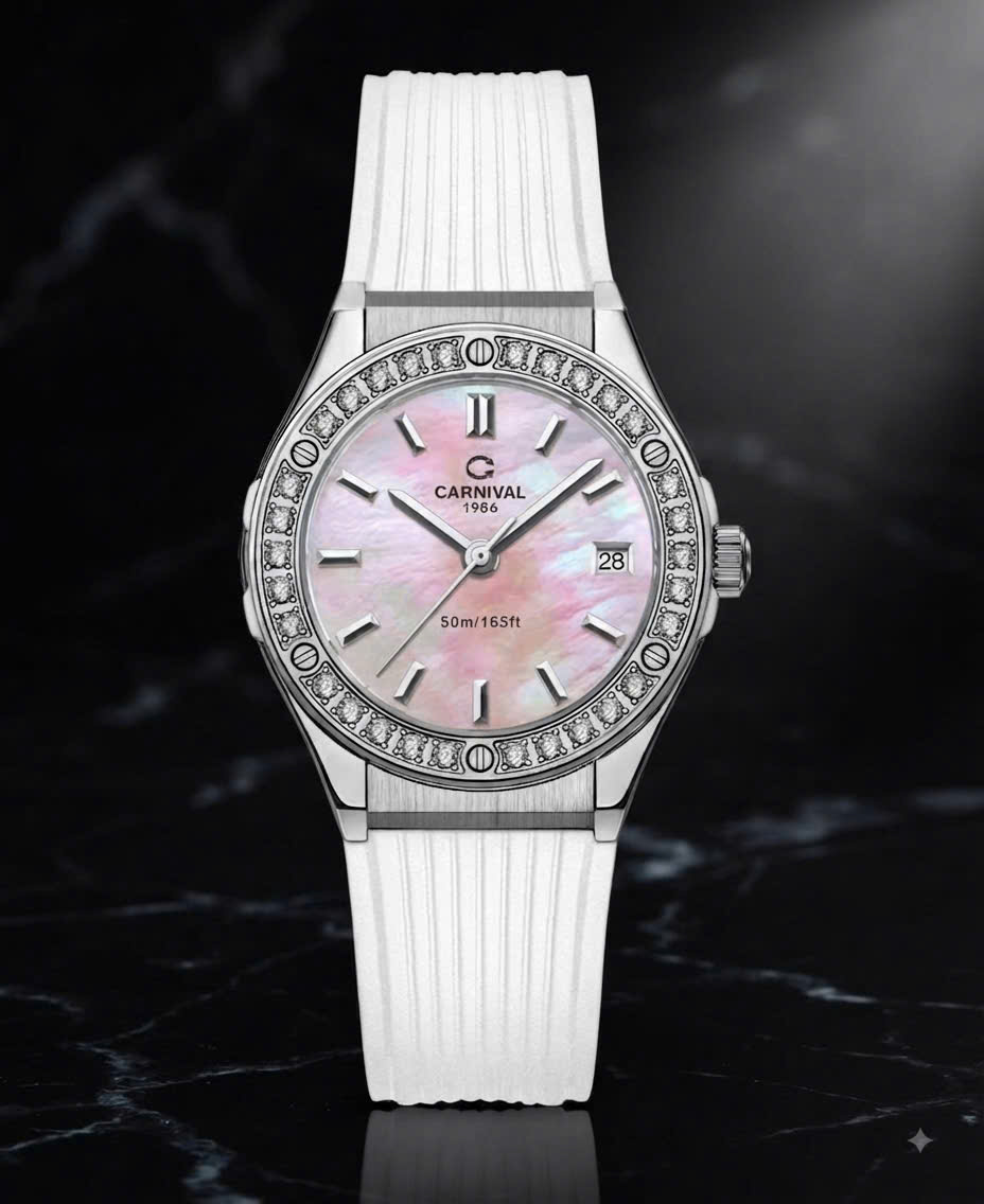 ĐỒNG HỒ NỮ CARNIVAL QUARTZ 8168L2-VT-DCS-HK3