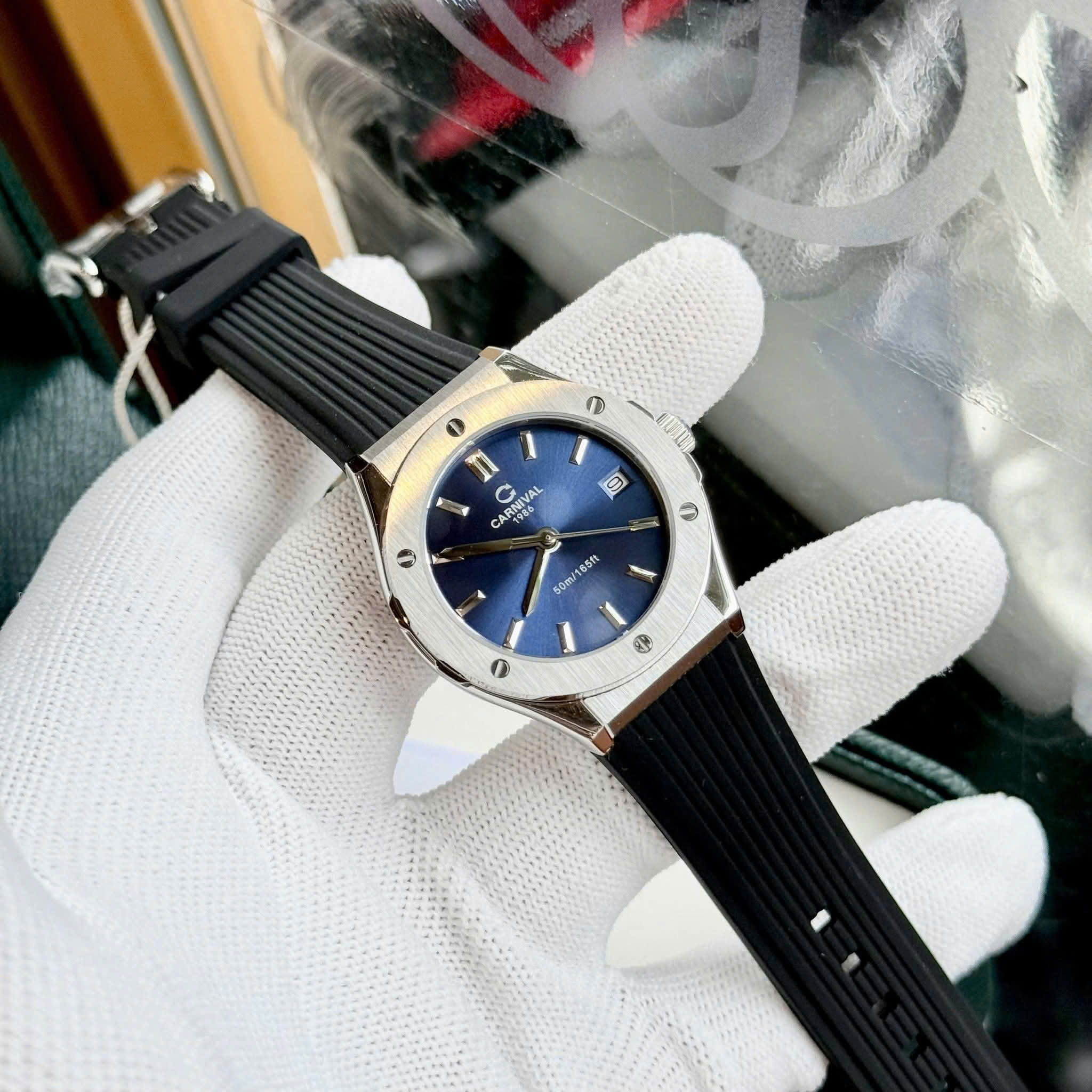 ĐỒNG HỒ ĐÔI CARNIVAL 8168G-VT-DCS-X - CARNIVAL 8168L-VT-DCS-X