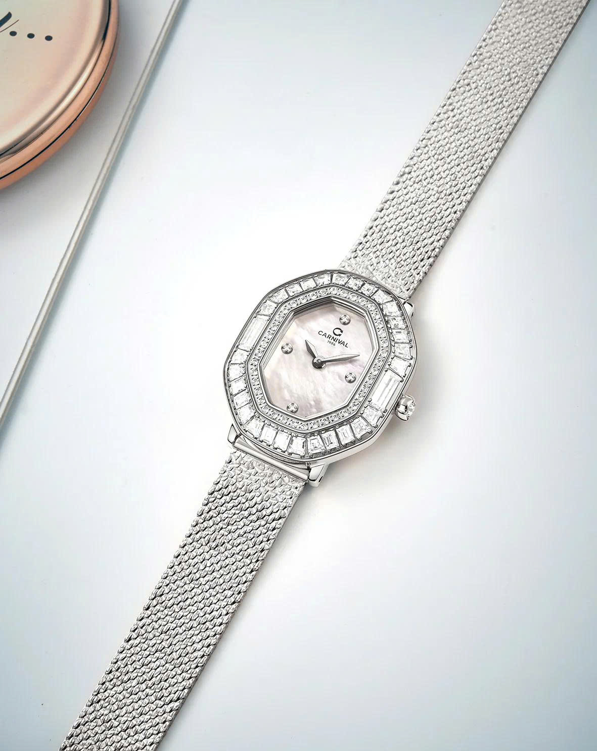 ĐỒNG HỒ NỮ CARNIVAL QUARTZ 8237L-VT-TK