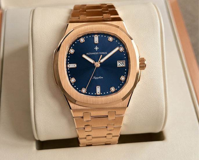 ĐỒNG HỒ NAM ALEXANDER FERROS QUARTZ 6332R/05