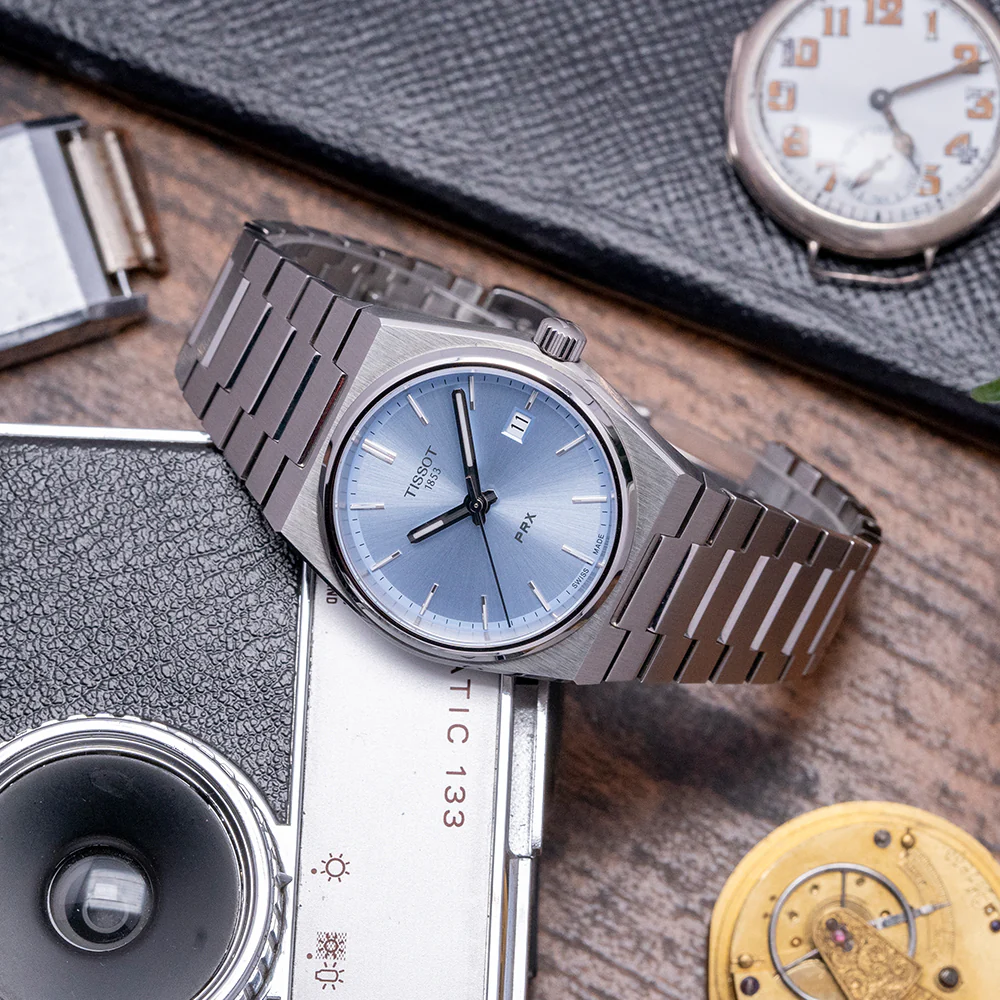 TISSOT PRX QUARTZ ICEBLUE 35MM T137.210.11.351.00