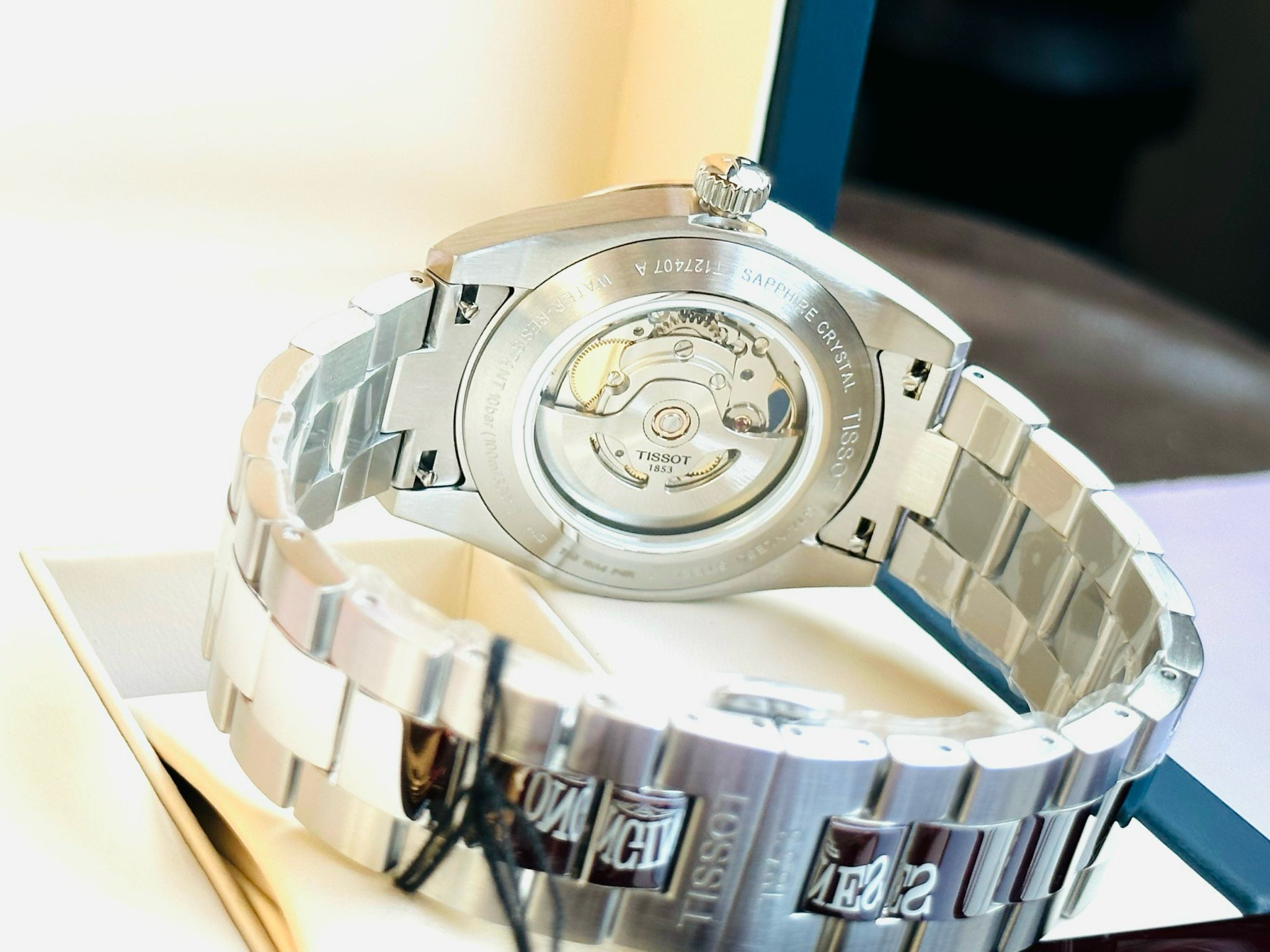 TISSOT GENTLEMAN OPEN HEART POWERMATIC 80 GREY T127.407.11.081.00