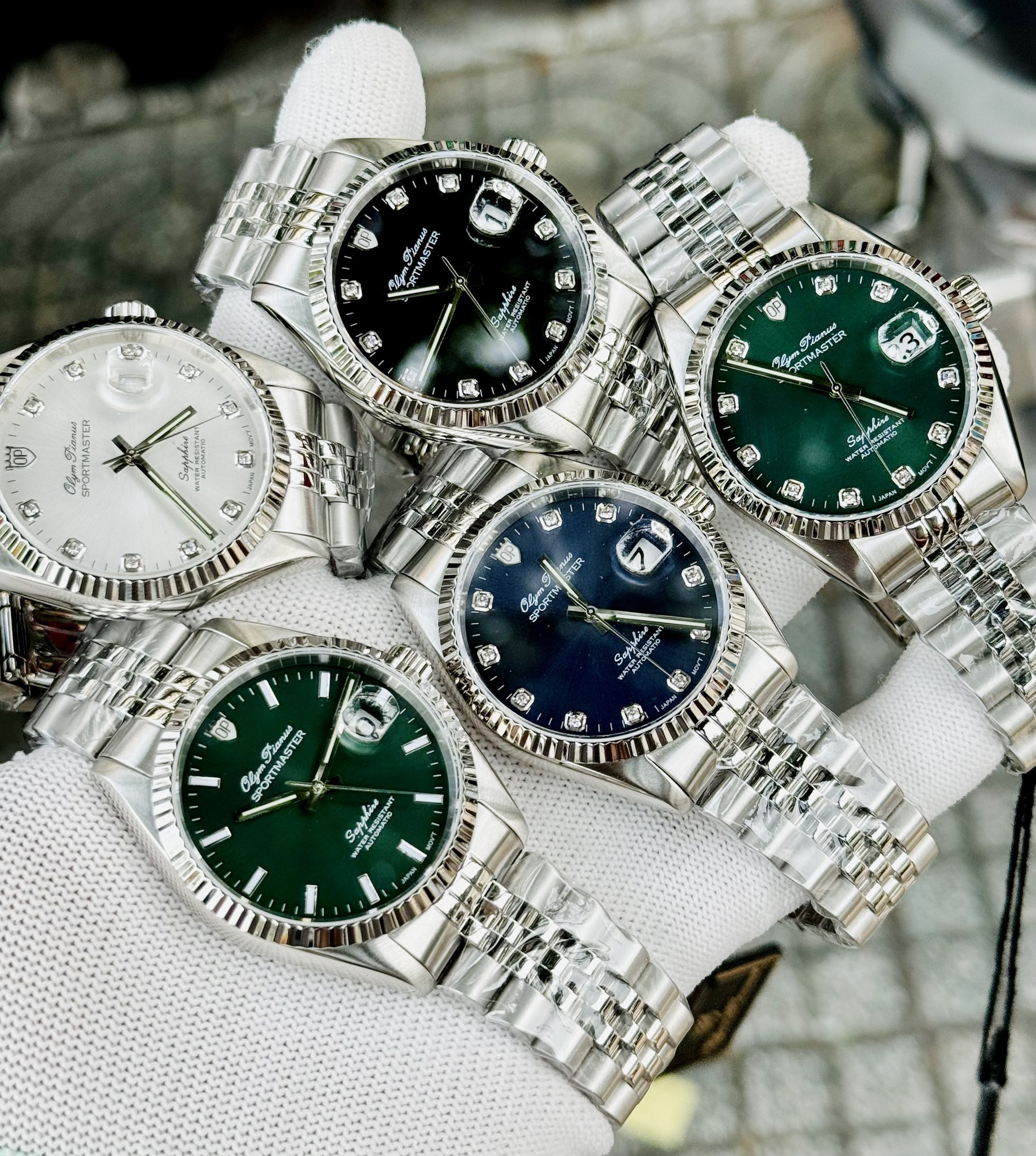 OLYM PIAINUS SPORTMASTER AUTOMATIC BLACK OP89322AMS-D