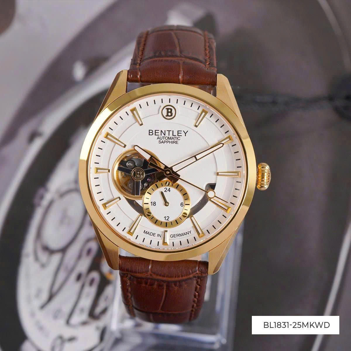 ĐỒNG HỒ NAM BENTLEY AUTOMATIC BL1831-25MKWD