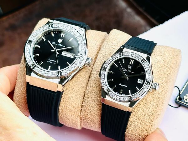 OLYM PIANUS CLASSIC FUSION AUTOMATIC BLACK OP990-45ADGS-GL-D