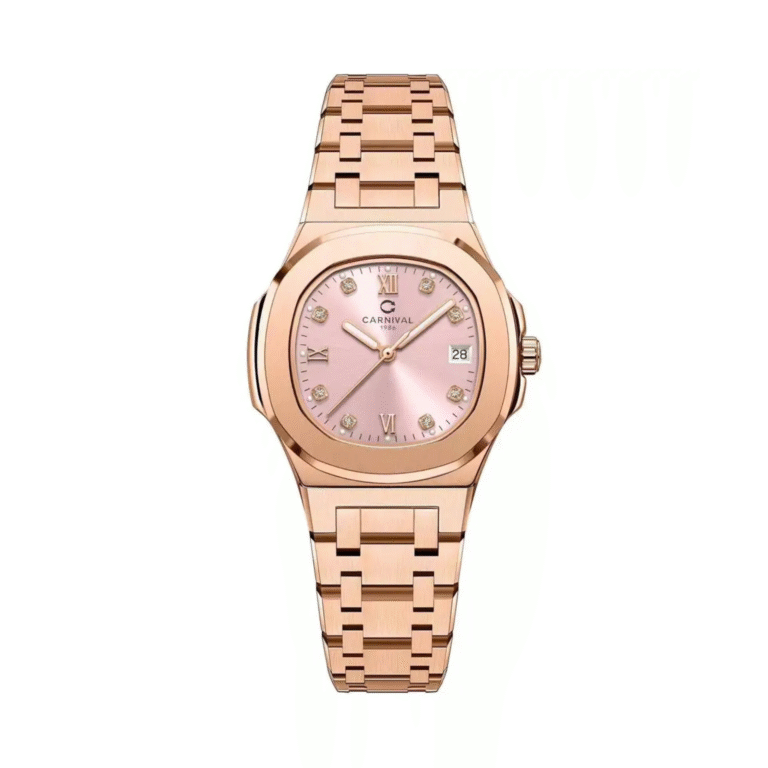 ĐỒNG HỒ NỮ CARNIVAL QUARTZ 8160L-VH-H HỒNG