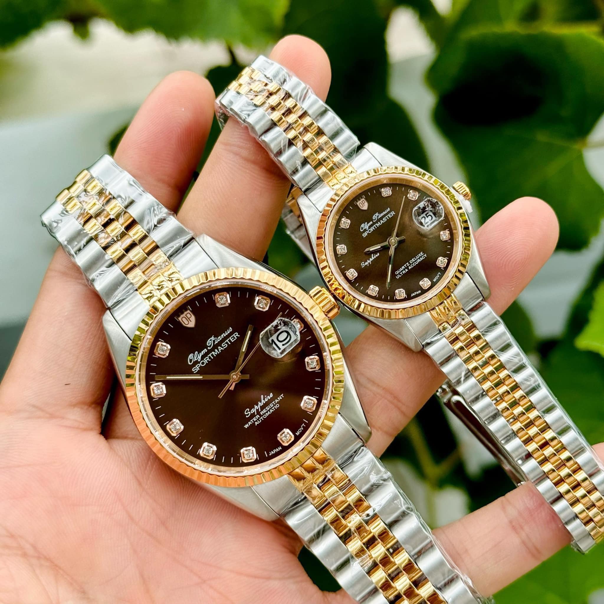 OLYM PIANUS SPORTMASTER QUARTZ CHOCOLATE OP68322L29SR-N