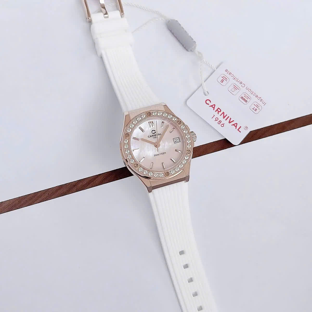 ĐỒNG HỒ NỮ CARNIVAL QUARTZ 8168L2-VH-DCS-TK