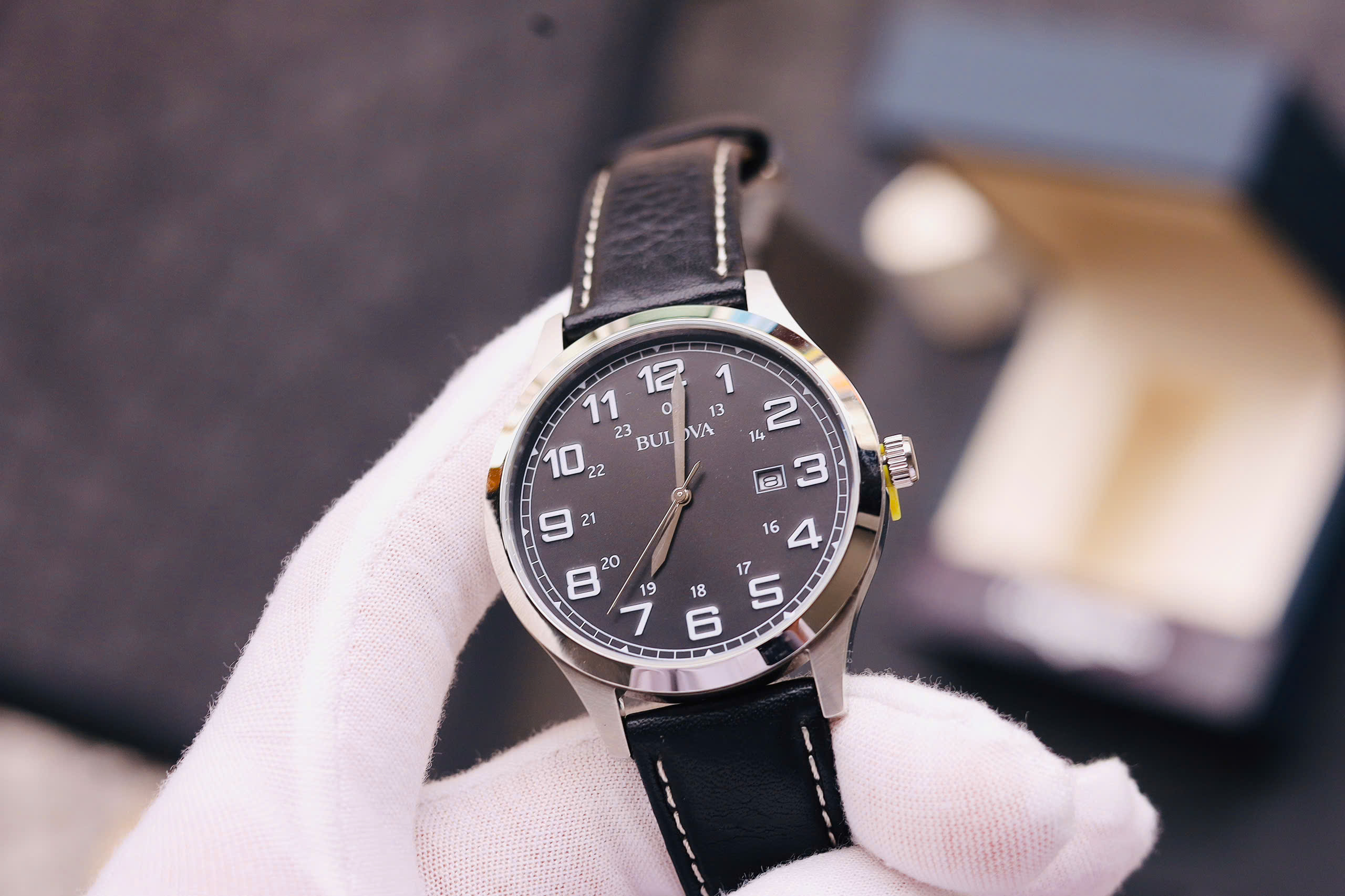 ĐỒNG HỒ NAM BULOVA BULOVA QUARTZ 96B276