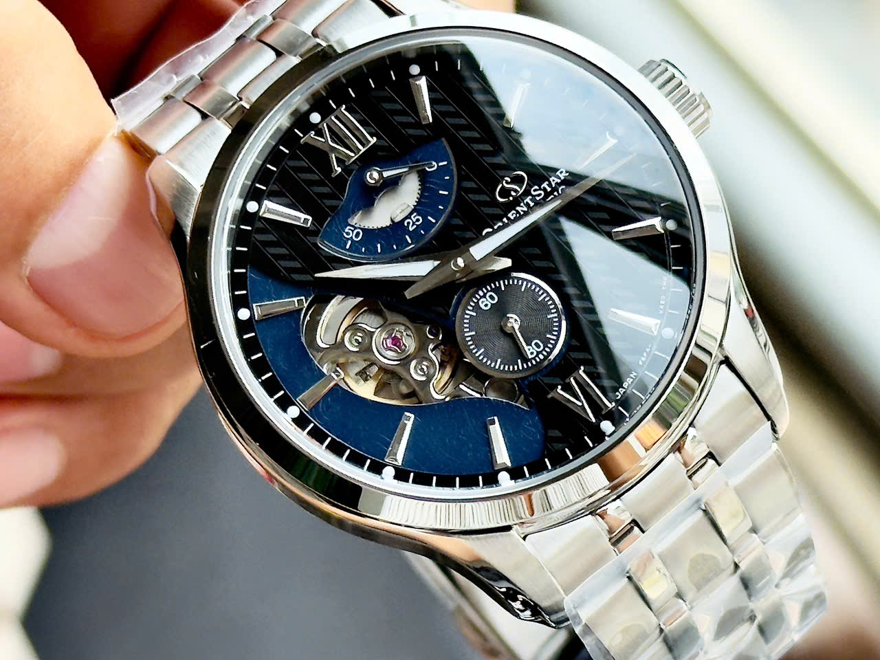 ĐỒNG HỒ NAM ORIENT STAR CONTEMPORARY LAYERED SKELETON AUTOMATIC RE-AV0B03B00B