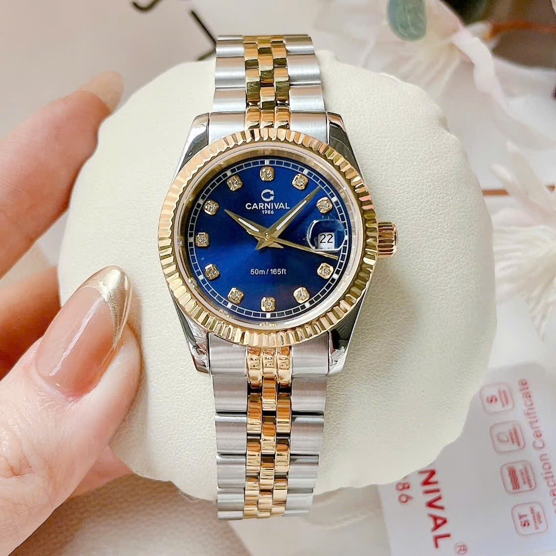 ĐỒNG HỒ ĐÔI CARNIVAL 8131G-CV-X - CARNIVAL 8131L-CV-X