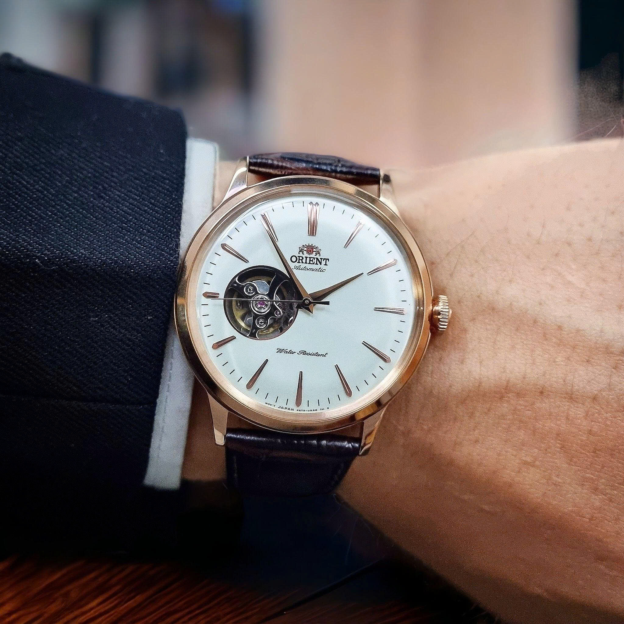 ĐỒNG HỒ ORIENT BAMBINO OPEN HEART RA-AG0001S30B