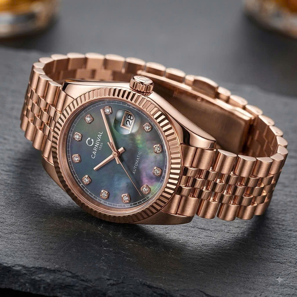 ĐỒNG HỒ NAM CARNIVAL AUTOMATIC 8250G-VH-DK