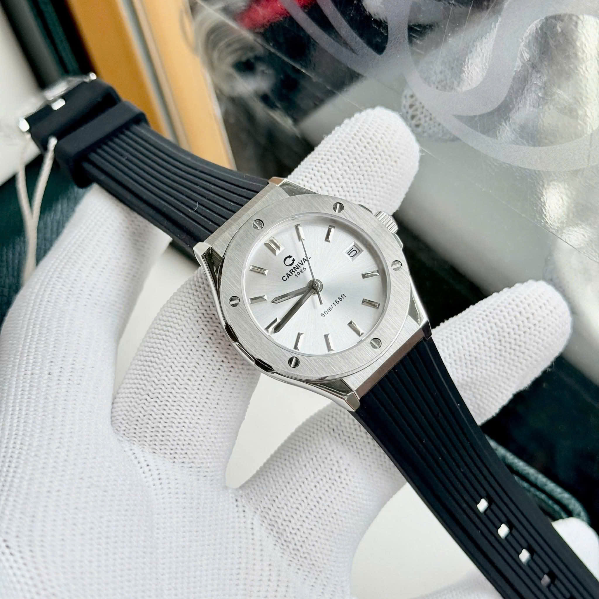 ĐỒNG HỒ ĐÔI CARNIVAL 8168G-VT-DCS-T - CARNIVAL 8168L-VT-DCS-T