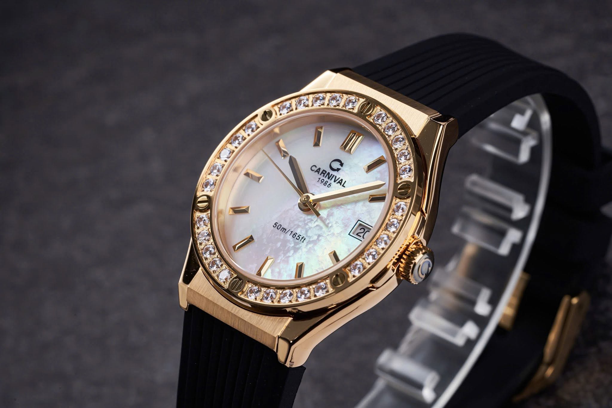 ĐỒNG HỒ NỮ CARNIVAL QUARTZ 8168L2-VV-DCS-TK XÀ CỪ