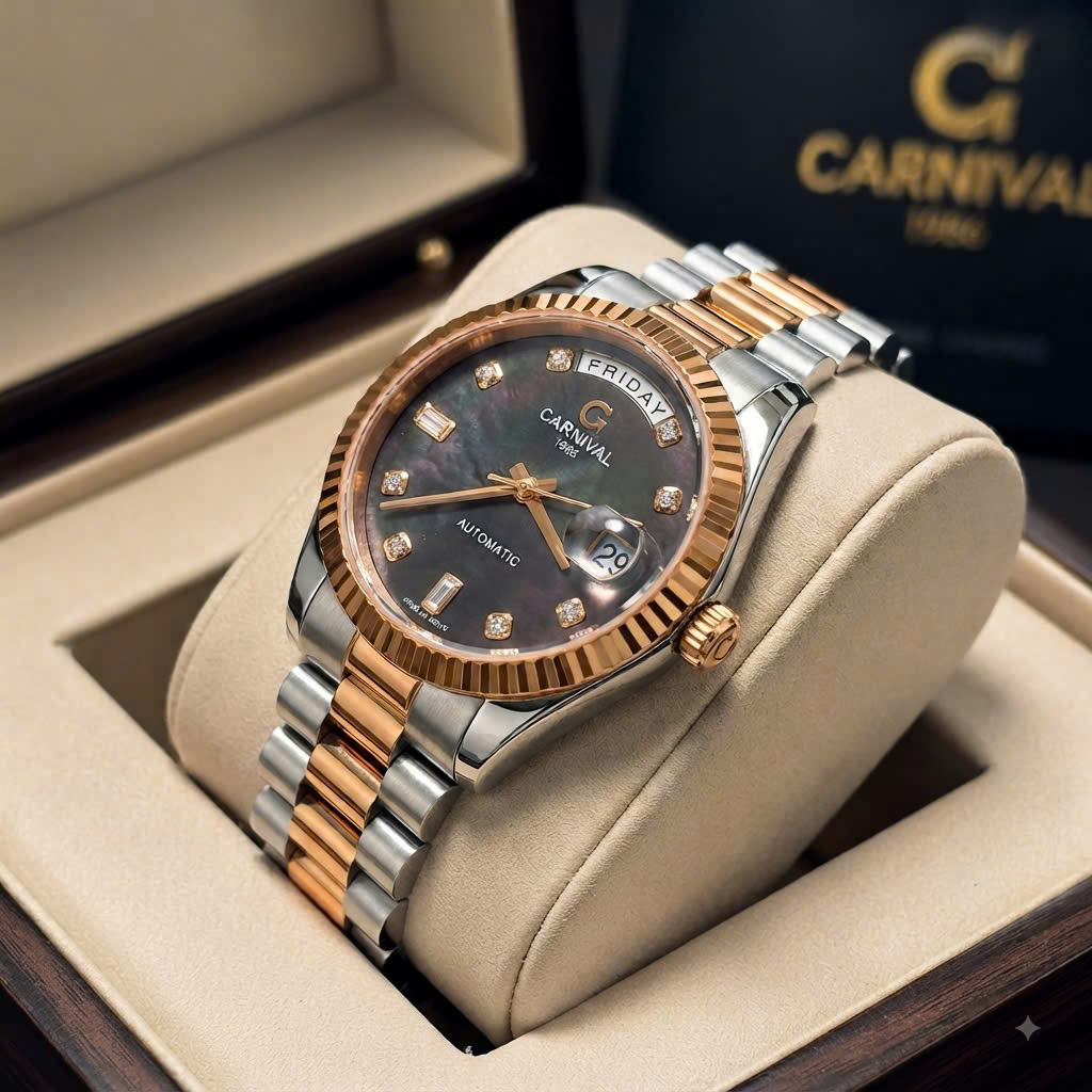 ĐỒNG HỒ NAM CARNIVAL AUTOMATIC 8239G-CH-DK