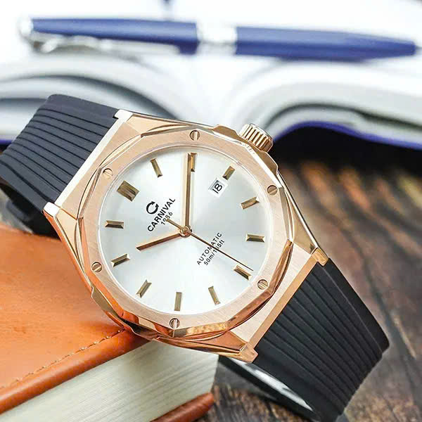 ĐỒNG HỒ NAM CARNIVAL AUTOMATIC 8168G-VH-DCS-T